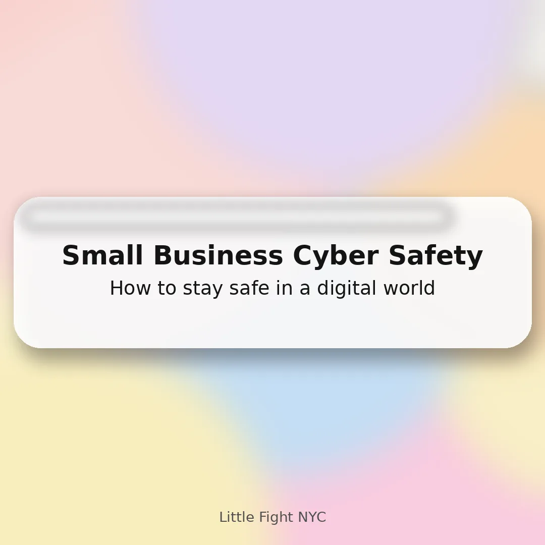 Branded cover art for cybersecurity advice