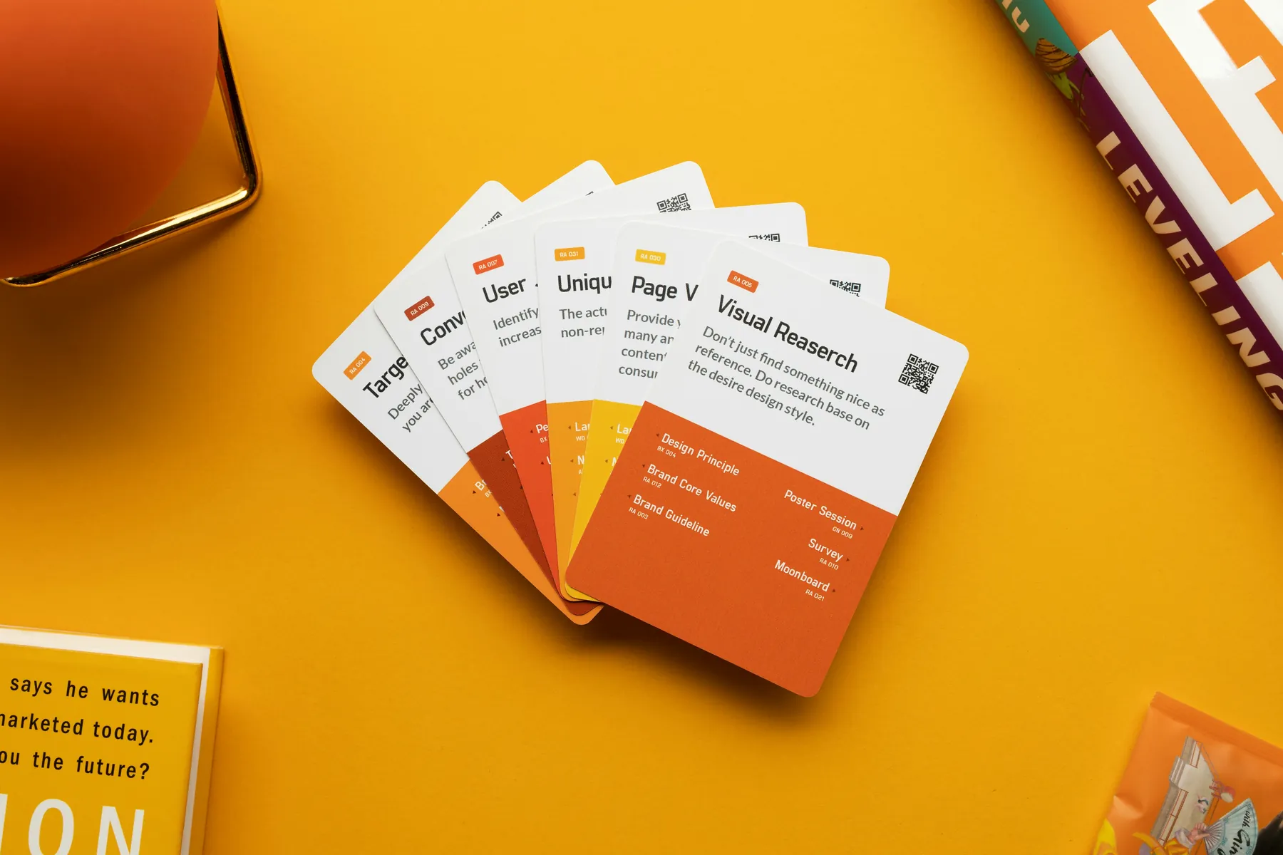 Strategy session desk with planning notes and digital tools.